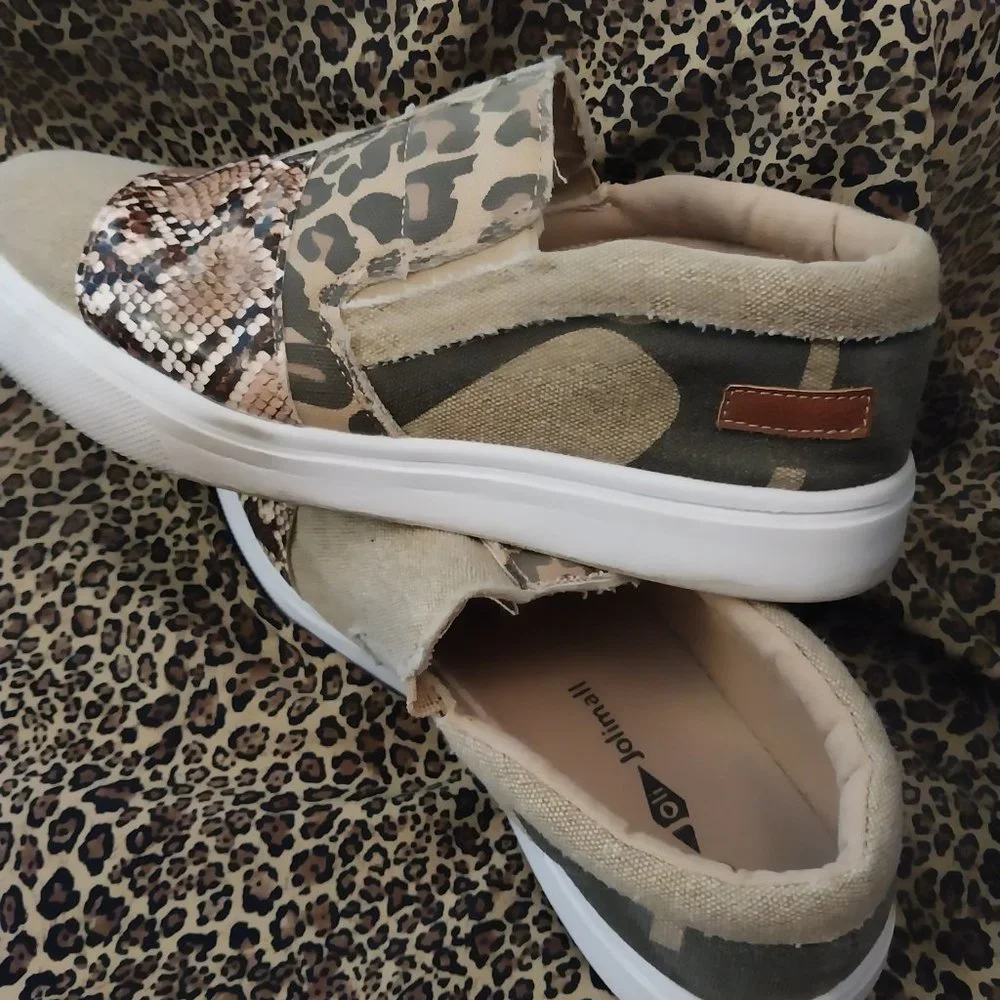 2556 Size 10 Jolimall Multi Colored Shoes - Picture 4 of 5